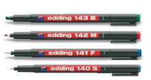 Ostatní - Popisovač Edding 143 B OHP 1-3mm sada 4 barev