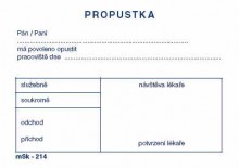 Ostatní - Propustky mSk 214