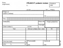 Ostatní - Příjmový pokladní doklad PU propisujicí mSk 51