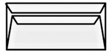 Ostatní - Poštovní obálka DL samolepící 100 ks