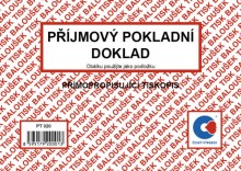 Ostatní - Příjmový pokladní doklad A6 NCR Baloušek PT020